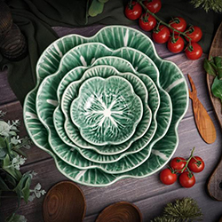 Фарфоровая посуда CASA DI FORTUNA Cabbage фото