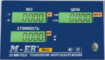 Пленочная панель передняя Mertech для 223 АС LCD в Санкт-Петербурге фото