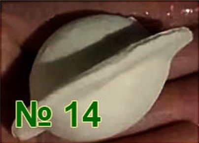 QT-150 №14 (имитация лепки: полумесяц длин край, 14-16гр) фото