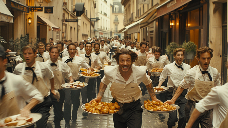 Самый лучший официант - во Франции прошел необычный марафон.png
