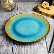 Тарелка мелкая  d 27 см h 2,5 см, цвет голубой, FERVIDO (4360027)