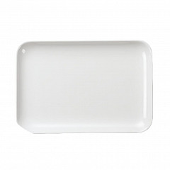 Блюдо прямоугольное с бортом P.L. Proff Cuisine 28,9*20,3*2,3 см White пластик меламин в Санкт-Петербурге фото