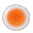 Тарелка P.L. Proff Cuisine 21 см оранжевая фарфор The Sun Eco