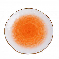 Тарелка P.L. Proff Cuisine 21 см оранжевая фарфор The Sun Eco в Санкт-Петербурге, фото