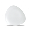 Тарелка мелкая треугольная без борта Churchill 22,9см, Vellum, цвет White полуматовый WHVMTR91 фото