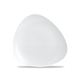Тарелка мелкая треугольная без борта Churchill 22,9см, Vellum, цвет White полуматовый WHVMTR91
