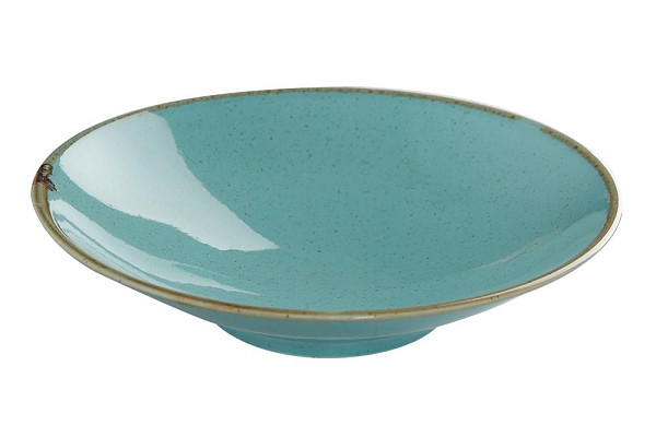 Чаша для салата Porland 20 см фарфор цвет бирюзовый Seasons (177820) фото