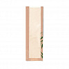 Пакет для хлеба с окном Garcia de Pou Feel Green 14+4*48 см, крафт-бумага, 250 шт/уп фото