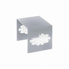 Подставка-куб для фуршета Luxstahl ажурная 190х150х150 мм серебро в Санкт-Петербурге, фото