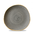 Тарелка мелкая Волна Churchill Stonecast Peppercorn Grey SPGSOG81 21 см