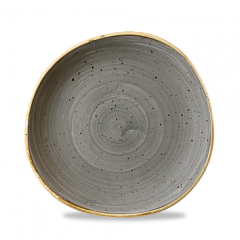Тарелка мелкая Волна Churchill Stonecast Peppercorn Grey SPGSOG81 21 см в Санкт-Петербурге фото