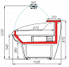 Холодильная витрина Полюс ВХСр-1,5 Сarboma G110 (динамика) (G110 VV 1,5-1) фото
