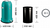 Мусорный контейнер Wesco Kickmaster Soft, 33 литра, белый фото