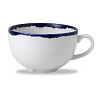 Чашка Dudson Harvest Ink 340 мл, белая с синим кантом HVINCB281 фото