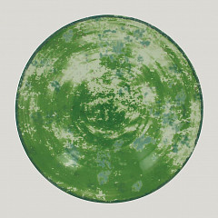 Тарелка круглая глубокая RAK Porcelain Peppery 1,2 л, d 26 см, зеленый цвет в Санкт-Петербурге, фото