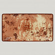 Тарелка прямоугольная плоская RAK Porcelain Peppery 33,5*18 см, красный цвет
