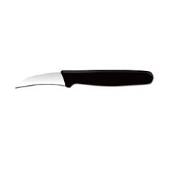 Нож для чистки овощей Maco 7см, изогнутый, черный 400836 в Санкт-Петербурге фото