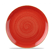 Тарелка мелкая круглая  Stonecast Berry Red SBRSEVP81 21,7 см