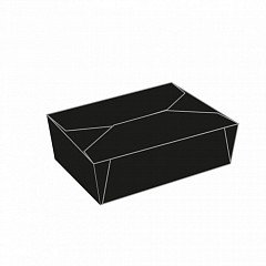 Ланч-бокс картонный Garcia de Pou Black 1350 мл. 15,2*12,1*6,4, 50шт/уп в Санкт-Петербурге, фото