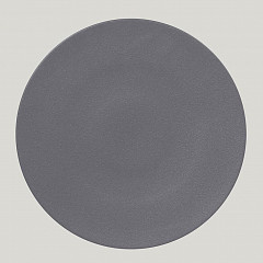 Тарелка круглая плоская RAK Porcelain NeoFusion Stone 24 см (серый цвет) в Санкт-Петербурге, фото
