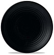 Тарелка мелкая  27,3 см, черная EVOJPC271