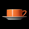 Чайная пара Corone 300мл, оранжевый Gusto фото