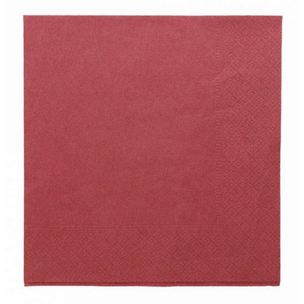 Салфетка бумажная двухслойная Garcia de Pou бордо, 40*40 см, 100 шт фото