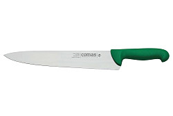 Нож поварской Comas 25 см, L 37,5 см, нерж. сталь / полипропилен, цвет ручки зеленый, Carbon (10130) в Санкт-Петербурге, фото