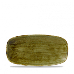 Блюдо прямоугольное без борта Churchill CHEFS Stonecast Plume Olive PLGRXO111 в Санкт-Петербурге, фото