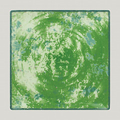 Тарелка квадратная плоская RAK Porcelain Peppery 30*30 см, зеленый цвет в Санкт-Петербурге, фото