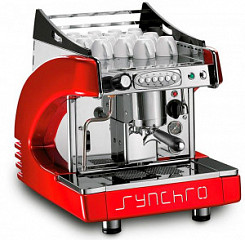 Рожковая кофемашина Royal Synchro 1gr 4l automatic красная в Санкт-Петербурге, фото