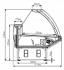 Холодильная витрина Марихолодмаш Парабель ВХСн-3,75 (без агрегата) фото