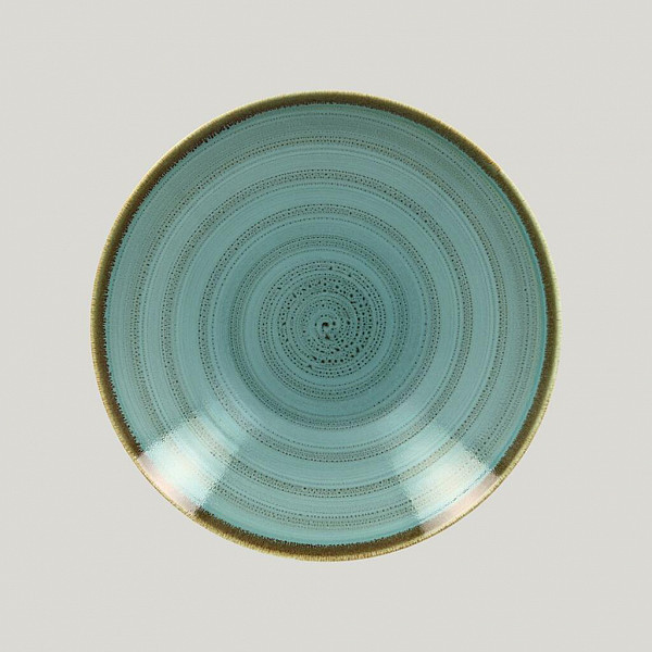 Тарелка глубокая RAK Porcelain Twirl Lagoon 3,6 л, 36*4 см фото