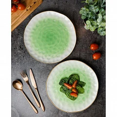 Тарелка P.L. Proff Cuisine 27 см зеленая фарфор The Sun Eco в Санкт-Петербурге, фото 2