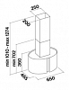 Островная вытяжка Falmec Mirabilia Isola Venezia 65 фото