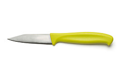 Нож для чистки овощей Comas 8 см, L 19,5 см, нерж. сталь / полипропилен, цвет ручки зеленый, Puntillas (7536) в Санкт-Петербурге, фото
