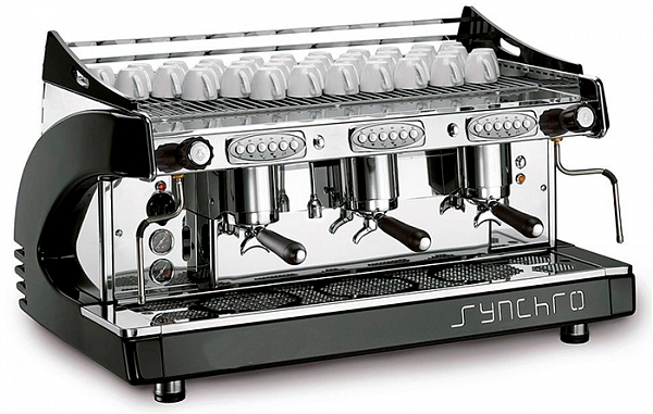 Рожковая кофемашина Royal Synchro 3gr 21l automatic красная фото
