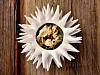 Салатник с крышкой Style Point Raw Design by Kevala 900 мл, d 15,8 cм h 8 см, декор vulcanic white (RD18521) фото