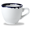 Чашка Dudson 100 мл, белая с синим кантом HVINCEB91 фото