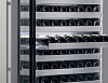 Двухзонный винный шкаф Enofrigo MIAMI B/R VT RF 12 + 12 DR черый алюм. вент. A1MIAMIBRDRVTP/421 фото