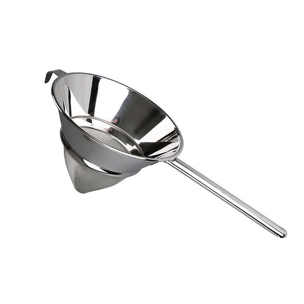 Дуршлаг конический шенуа P.L. Proff Cuisine 24,5 см нерж. с нерж. ручкой h18 см l 50,5 см фото