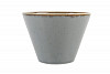 Чаша коническая Porland d 12 см h 8 см 400 мл фарфор цвет темно-серый Seasons (3682116) фото