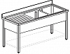 Ванна моечная Apach Chef Line L2S177-55LWSH фото