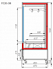 Витрина для демонстрации мяса Полюс FC 20-08 VV 1,0-1 X7 0430 (распашные двери структурный стеклопакет) фото