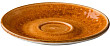 Блюдце для кофейной чашки Style Point Jersey Orange 13 см, цвет оранжевый (QU94556)