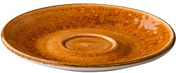 Блюдце для кофейной чашки Style Point Jersey Orange 13 см, цвет оранжевый (QU94556) в Санкт-Петербурге, фото