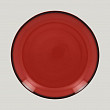 Тарелка круглая  LEA Red 24 см (красный цвет)