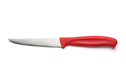 Нож для стейка Comas 12 см, L 23 см, нерж. сталь / полипропилен, цвет ручки красный, Puntillas (7535) в Санкт-Петербурге фото