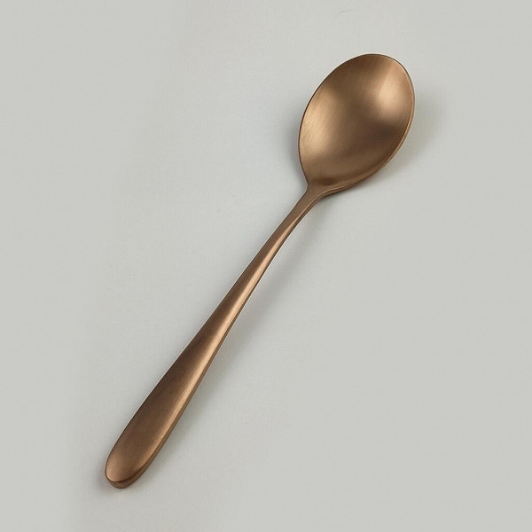 Ложка столовая P.L. Proff Cuisine 21 см матовая медь PVD Alessi-Copper фото