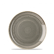 Тарелка мелкая круглая Churchill Stonecast Peppercorn Grey SPGSEVP61 16,5 см